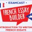 french essay builder online course