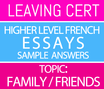 French Essay Course Exam Papers